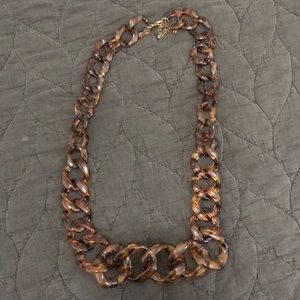 Tortoise shell acrylic chain